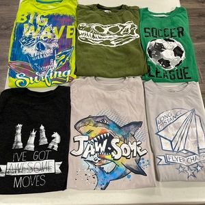 6 Boys Short-Sleeve T-Shirts